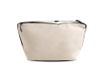 Sac isotherme en cuir synthétique de 13L ruban sur la fermeture éclair couleur beige