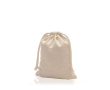 Sac en coton avec cordons de transport 110 g/m² couleur beige