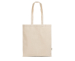 Tote bag en matériau écologique 140 g/m² avec longues anses couleur beige