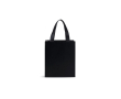 Sac en papier premium finition mate avec anses en tissu résistant 4 kg couleur noir