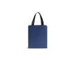 Sac en papier premium finition mate avec anses en tissu résistant 4 kg couleur bleu marine