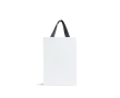 Sac en papier premium et mate avec anses en tissu résistantes 7 kg couleur blanc