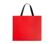 Sac en papier premium mat, soufflet et anses en tissu résistant 9 kg couleur rouge