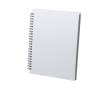 Carnet cartonné en carton recyclé A5 pages lignées GreenGo couleur blanc