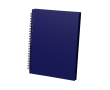 Carnet cartonné en carton recyclé A5 pages lignées GreenGo couleur bleu marine