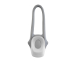 Lumière pour vélo avec 2 LED et sangle en silicone pour fixation couleur blanc