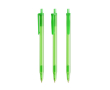 Stylo bille avec mécanisme à clic et encre noire Clic Stic BIC® couleur vert transparent