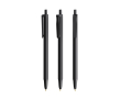 Stylo à bille avec corps en caoutchouc Softfeel®, encre bleue BIC® couleur noir