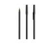 Stylo en plastique à écriture fluide, encre bleue Round Stic BIC® couleur noir