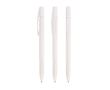 Stylo bille à bouton-poussoir rétractable et encre bleue BIC® couleur blanc