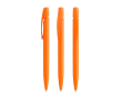 Stylo bille en plastique ergonomique et encre noire BIC® couleur orange