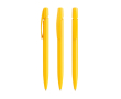 Stylo en plastique avec clip personnalisable et encre bleue BIC® couleur jaune