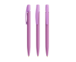 Stylo en plastique avec clip personnalisable et encre bleue BIC® couleur lilas