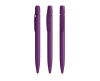 Stylo en plastique avec clip personnalisable et encre bleue BIC® couleur mauve