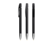 Stylo à bille en plastique rechargeable à clic avec encre bleue BIC® couleur noir