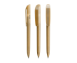 Stylo biodégradable rotatif à encre noire Super Clip Origin BIC® couleur blanc cassé