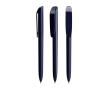 Stylo en plastique avec clip large et encre bleue BIC® couleur bleu marine