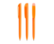 Stylo à bille en plastique avec grand clip et encre noire BIC® couleur orange