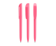 Stylo en plastique avec clip large et encre bleue BIC® couleur rose