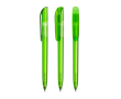 Stylo à bille en plastique avec grand clip et encre noire BIC® couleur vert transparent