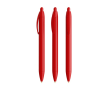 Stylo à bille à clic, corps large et encre noire Wide Body BIC® couleur rouge
