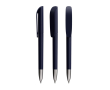 Stylo en plastique rechargeable à encre noire Super Clip Soft BIC® couleur bleu marine