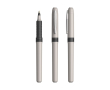 Roller en plastique ergonomique et encre bleue Grip Roller BIC® couleur gris