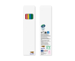 Set de coloriage recyclé certifié FSC® avec 6 crayons BIC® couleur multicolore
