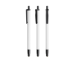 Stylo en plastique recyclé avec pointe tactile et encre noire BIC® couleur noir