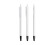 Stylo en plastique avec stylet tactile et encre bleue Clic Stic BIC® couleur blanc
