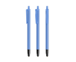 Stylo en plastique avec stylet tactile et encre bleue Clic Stic BIC® couleur bleu