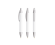 Stylo avec impression 360° et encre bleue Wide Body Mini BIC® couleur argenté