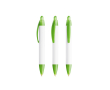 Stylo avec impression 360° et encre noire Wide Body Mini BIC® couleur vert transparent