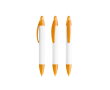 Stylo avec impression 360° et encre bleue Wide Body Mini BIC® couleur orange transparent