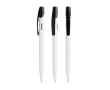 Stylo BIC® 100 % biodégradable à encre noire couleur blanc