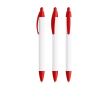 Stylo BIC® en plastique recyclé à corps large et encre bleue couleur rouge