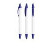 Stylo à bille en plastique recyclé à profil large et encre noire BIC® couleur bleu marine