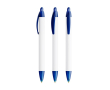 Stylo BIC® en plastique recyclé à corps large et encre bleue couleur bleu transparent