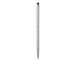 Stylo métallique multifonction avec stylet tactile et encre bleue BIC® couleur argenté