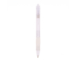 Stylo à bille au corps translucide et encre bleue Click BIC® couleur blanc