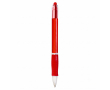 Stylo à bille au corps translucide et encre bleue Click BIC® couleur rouge