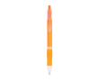 Stylo à bille au corps translucide et encre bleue Click BIC® couleur orange