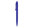 Stylo à bille en plastique à mécanisme rétractable, encre bleue BIC® couleur bleu foncé