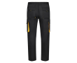 Pantalon de travail en sergé en polyester et coton 200 g/m² couleur jaune