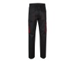 Pantalon de travail en sergé en polyester et coton 200 g/m² couleur rouge