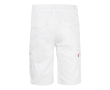 Bermuda extensible avec poches en coton et polyester 240 g/m²  couleur blanc
