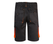 Bermuda de travail extensible en coton et polyester 240 g/m² couleur orange