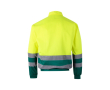 Veste de travail extra large en polyester et coton 210 g/m² couleur vert