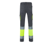 Pantalon de travail extensible extra large avec poches 240 g/m² couleur gris