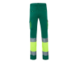 Pantalon de travail extensible extra large avec poches 240 g/m² couleur vert